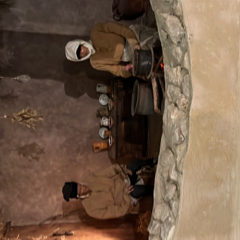 Ricostruzione di una casa di Geridu